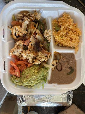 Chicken Fajita Plate