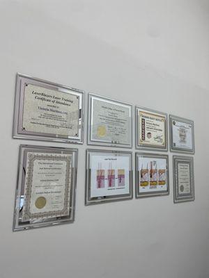 Certificates