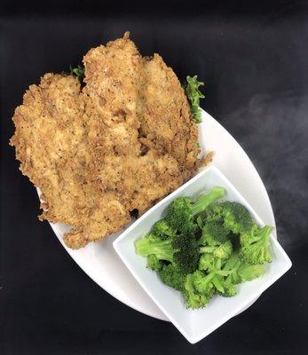 Chicken Strips with Broccoli