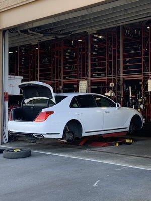 About to get new tires!