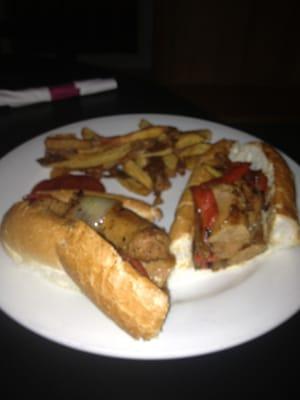 Sausage hoagie