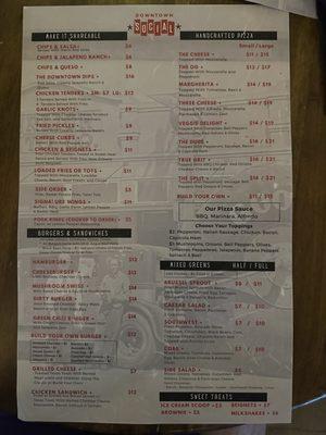 Food Menu