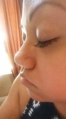 Eyelash extensions by Rebecca