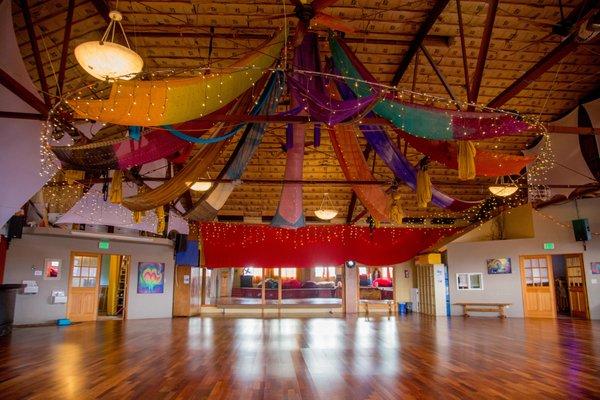 We are a community space for dance, art, gatherings, and play!