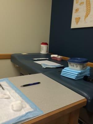 Hand/wrist exam room