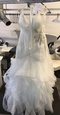 Dry cleaned Wedding Dress