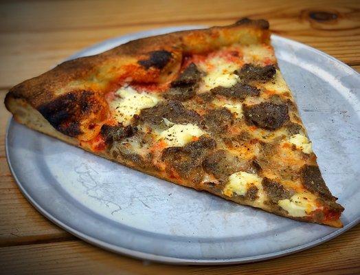 Meatball and Ricotta Slice