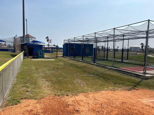 Batting area