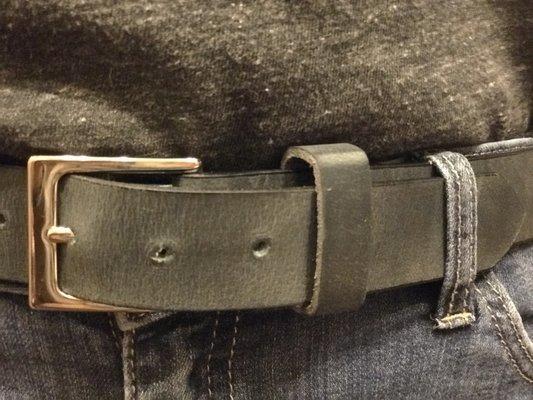 Custom made belt