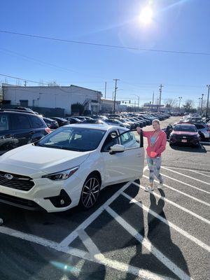 Me with my new car!