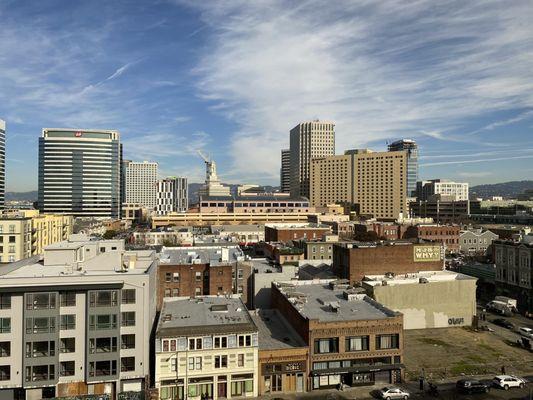 View of Oakland from the Wiley W. Manuel courthouse.