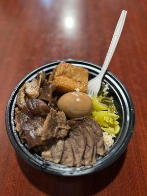 Combo rice (beef tendon + pork knuckle)