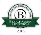 Benchmark Litigation has rated Lieff Cabraser as one of the nation's top plaintiffs' law firms.