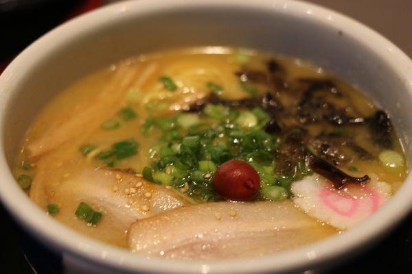 shio ramen peep the red pickled plum