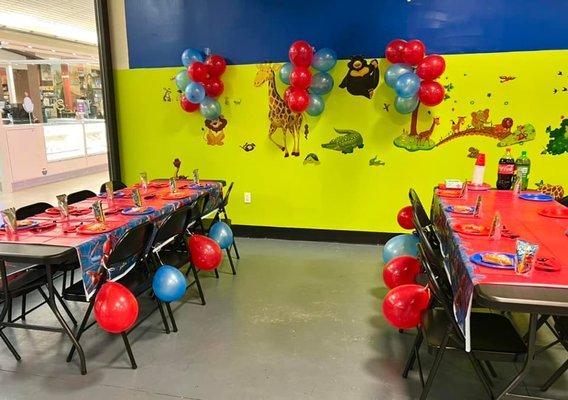 Birthday Party - Spiderman theme.