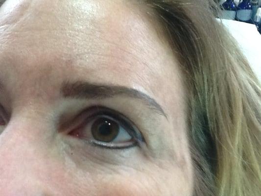 Permanent Makeup by Lisa Marie - brow and eyeliner.