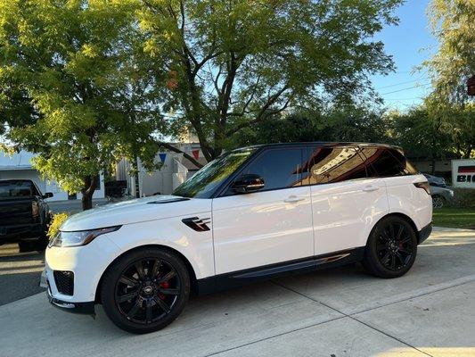 2018 Range Rover Sport Td6.  Needed new power supply cables, starter, battery, annual service and a few other minor things.