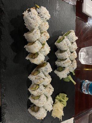 Shrimp Tempura- Garden Roll