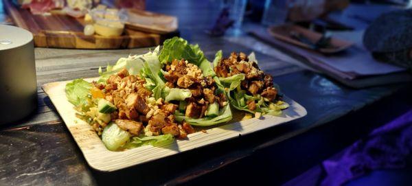 Chicken lettuce wrap