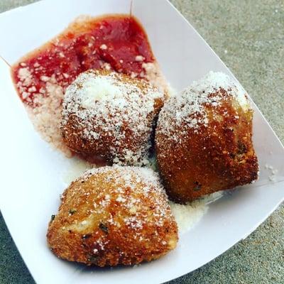 Handmade fried ravs from Mama Toscano's Ravioli