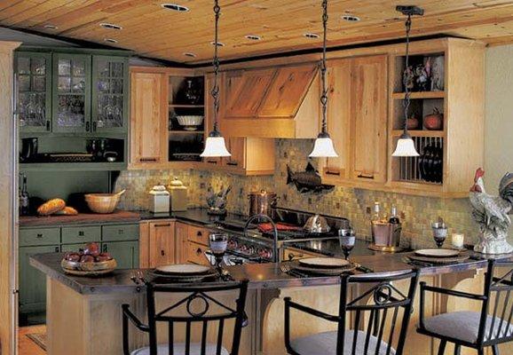 "All New Again" rustic kitchen