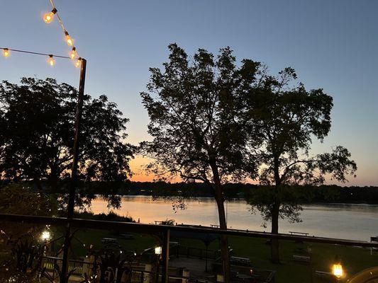 Gorgeous view from the patio.