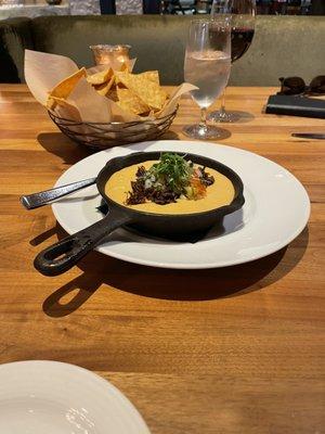 Queso with brisket