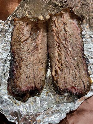 This my brisket nice and juicy like I like