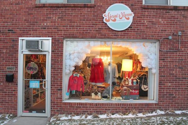 Storefront shot, Winter 2013