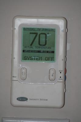 Saving energy by using this thermostat