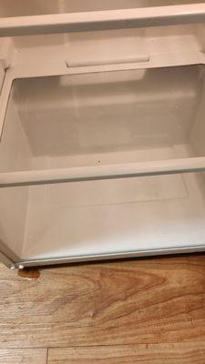 The inside of the refrigerator