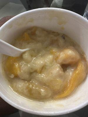 Peach cobbler