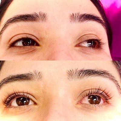 Before and After Lash Lift , 100% recommended !