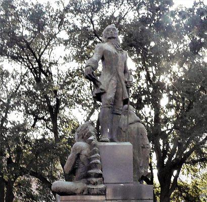 Jean Baptiste Le Moyne, Sieur de Bienville, established New Orleans in 1718. This is his statue you will see on our tour!