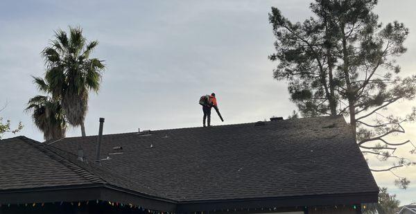 Roof cleaning by Greg