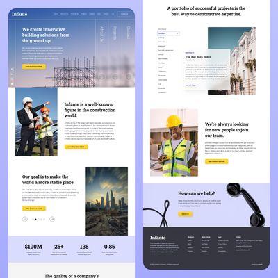 Construction Company Website Design