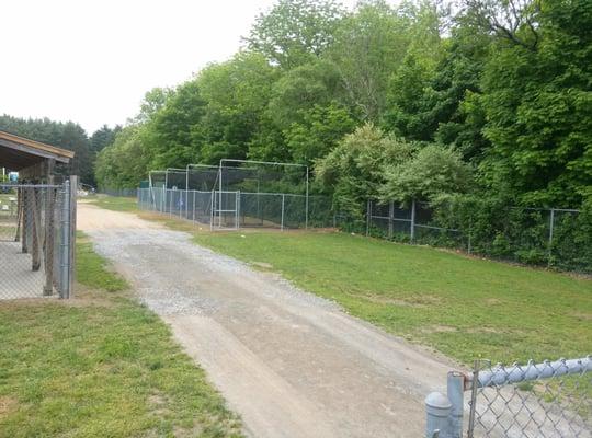 You can see the batting cage on the right.