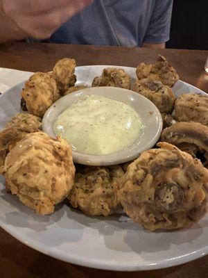 Fried mushrooms