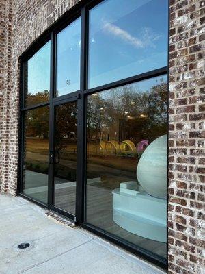 Street view ~ pedicure dome and massaging, chromotherapy  shampoo recliners.