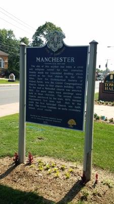 Manchester Historical Marker