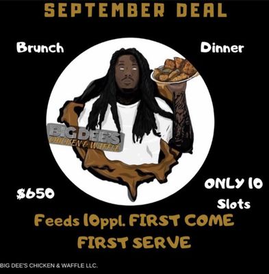 September Deal (Brunch or Dinner)