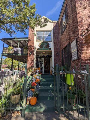 Decorated entrance