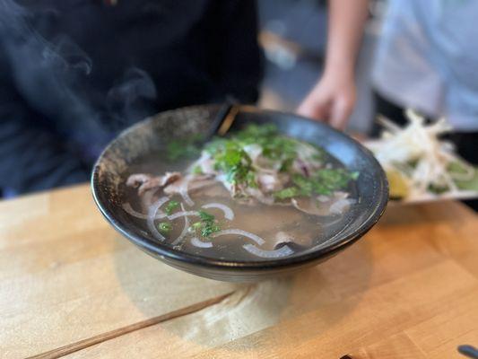 Beef pho did the trick...