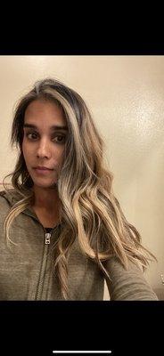 My balayage touch up!