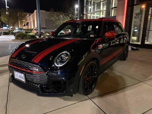 The color of this car is amazing... its called enigmatic black...is it black or is it dark blue!  What ever it is, it is beautiful!