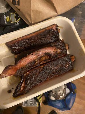 Smoked bbq Spare Ribs