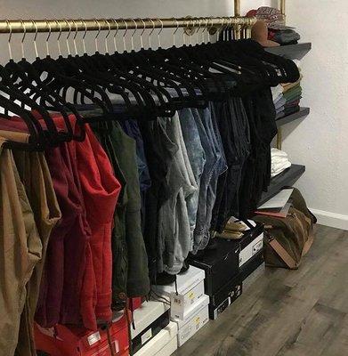 Menswear-Closet Organization