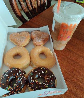 Donuts and coffee