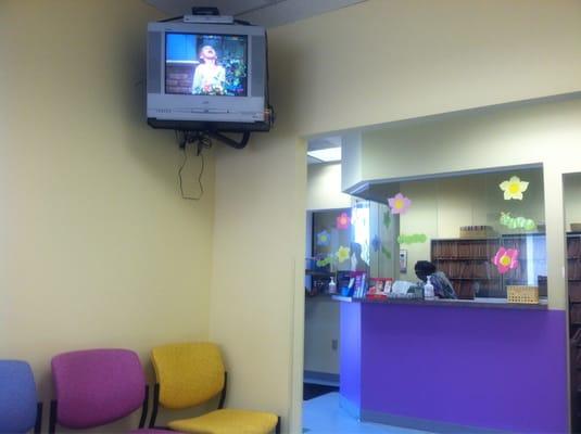 Tv in the "sick" room