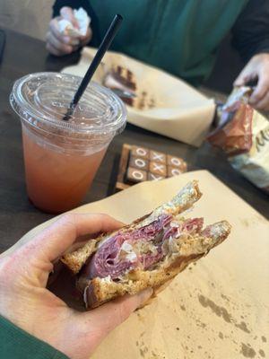 Rueben & Strawberry Lemonade